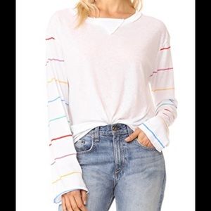 Wildfox long sleeved white shirt